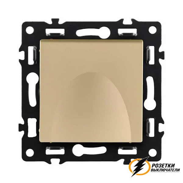 Розетка с крышкой IP41 16а 250в Brionilux G золото матовое