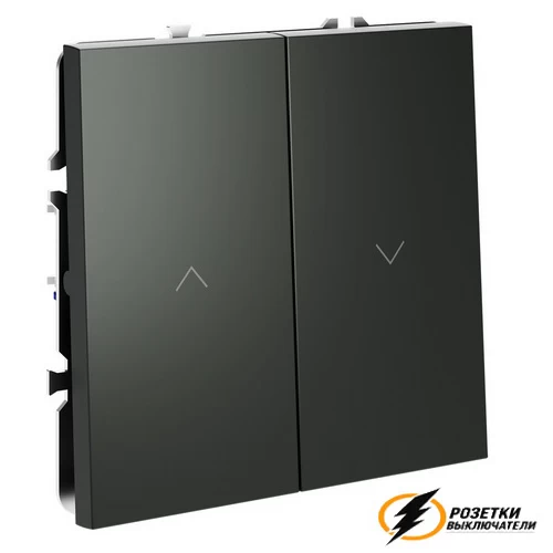 Выключатель жалюзи Voltum S70 титан VLS020705
