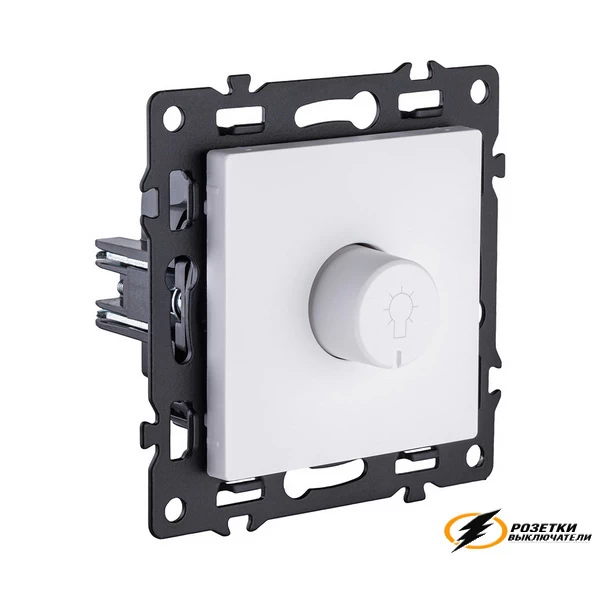 Диммер поворотнй LED 5-200Вт Kollinger Asthetik белый матовый