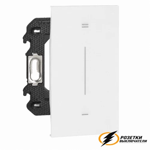 Диммер проходной кнопочный LED 0-150 Вт, 110-240 Вт Living Now белый