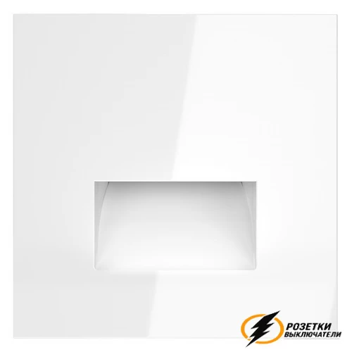 Накладка подсветки ступенек Voltum S70 белая глянцевая VLS002300