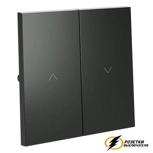 Накладка выключателя жалюзи Voltum S70 титан VLS002505