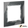 Рамка 1 местная стекло Voltum S70 графит VLS110106