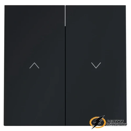 Накладка выключателя жалюзи Voltum S70 графит VLS002506