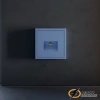 Накладка компьютерной розетка Voltum S70 деним VLS001314
