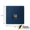 Компьютерная розетка rj45 UTP cat 5e ArtGallery аквамарин