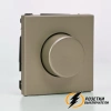 Диммер поворотно-нажимной LED 3-150 Вт, 10-400 Вт ArtGallery шампань