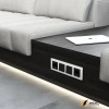 Рамка стеклянная 4 местная Werkel Senso белый soft-touch