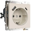 Розетка с USB зарядкой 2 порта А+C 3,0 mA Werkel айвори матовая