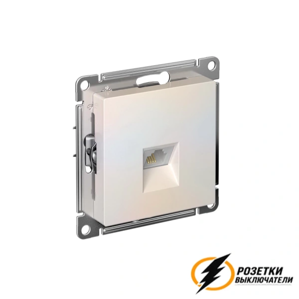 Телефонная розетка rj11 AtlasDesign жемчуг