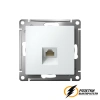 Компьютерная розетка rj45 UTP/FTP cat 5e AtlasDesign лотос
