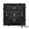 Механизм розетки с заземлением и шторками Brionilux