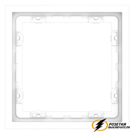 Рамка 1 местная Voltum S70 белая матовая VLS100101