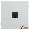 Розетка компьютерная rj45 cat 5e Rikett серебро