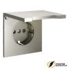 Накладка розетки с крышкой IP40 Voltum S70 шелк VLS000803