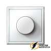 Диммер поворотно-нажимной LED 3-150 Вт, 10-400 Вт ArtGallery белый