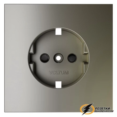 Накладка розетки со шторками Voltum S70 шелк VLS000703