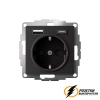 Розетка с USB зарядкой 2 порта А+C 3,0 mA AtlasDesign карбон