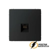 Компьютерная розетка rj45 UTP cat 6 ArtGallery карбон