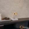 Накладка розетки с заземлением Voltum S70 Metal латунь VLSM000608