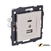 Зарядка USB 2 порта А+C 3000mA 20Вт Kollinger Aspekt кашемир