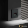 Аудио розетка Voltum S70 графит VLS060306
