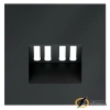 Накладка аудио розетки Voltum S70 графит VLS001506
