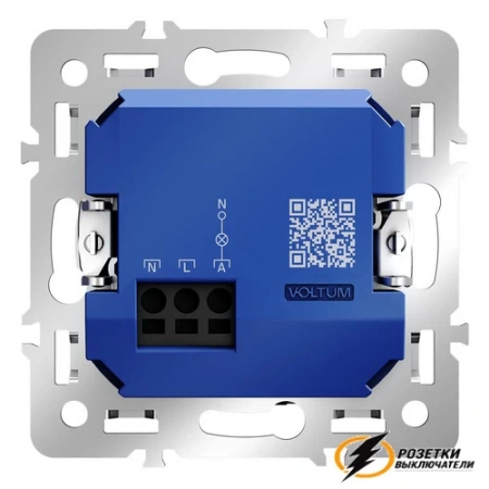 Карточный выключатель Voltum S70 черный VLS010707