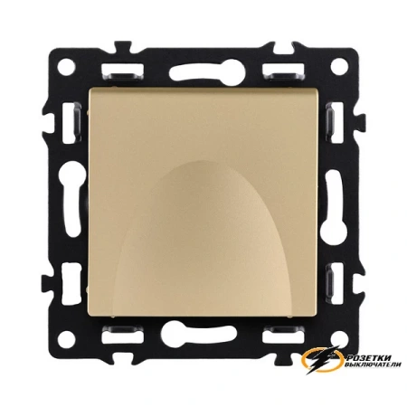 Розетка с крышкой ip41 16а 250в Kollinger Asthetik золото
