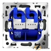 Розетка компьютерная rj45 двойная cat 6 Voltum S70 графит VLS060206