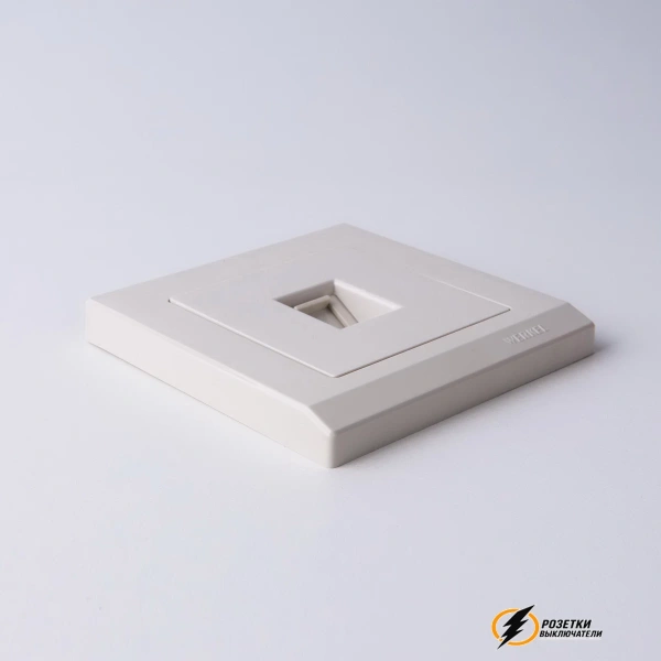 Телефонная розетка rj11 Werkel слоновая кость