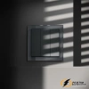 Выключатель трехклавишный Voltum S70 графит VLS030106