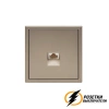 Компьютерная розетка rj45 UTP cat 5e ArtGallery шампань
