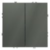 Выключатель двухклавишный Voltum S70 титан VLS020105