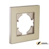 Рамка пластиковая 1 местная Kollinger Eleganz Acryl золото