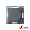 Диммер поворотно-нажимной 10-400Вт, LED 3-150Вт AtlasDesign грифель