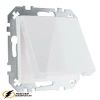 Розетка с крышкой ip44 16а 250в автозажимная Liregus Epsilon-Retro белая