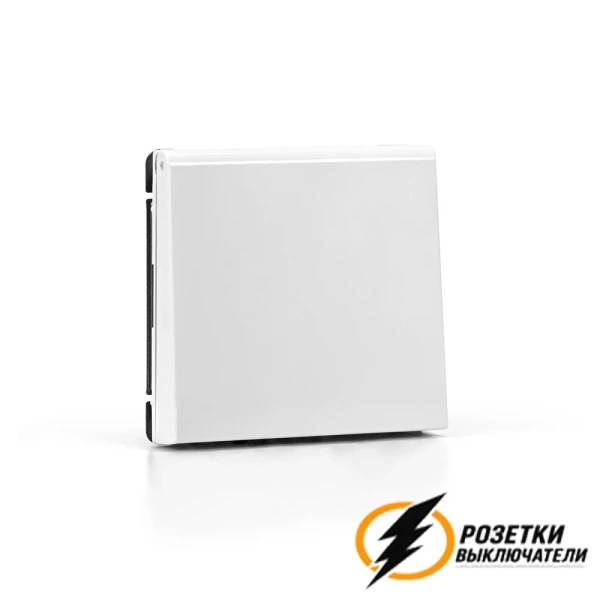 Розетка с крышкой ip20 16а 250в автозажимная ArtGallery белая