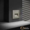 Розетка тв и интернет Voltum S70 шелк VLS060703