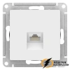 Компьютерная розетка rj45 UTP/FTP cat 6 AtlasDesign лотос
