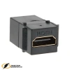 Розетка двойная HDMI + Internet rj45 cat 6 розетка Liregus Modern антрацит