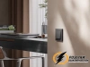 Умный Zigbee Sber выключатель одноклавишный AtlasDesign карбон