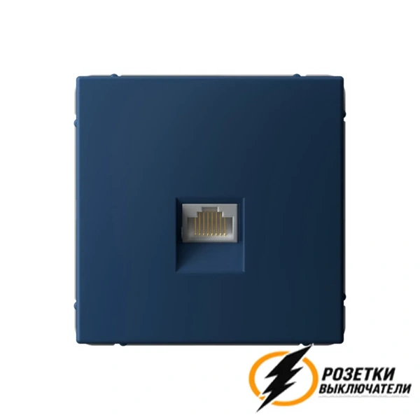 Компьютерная розетка rj45 UTP cat 6 ArtGallery аквамарин