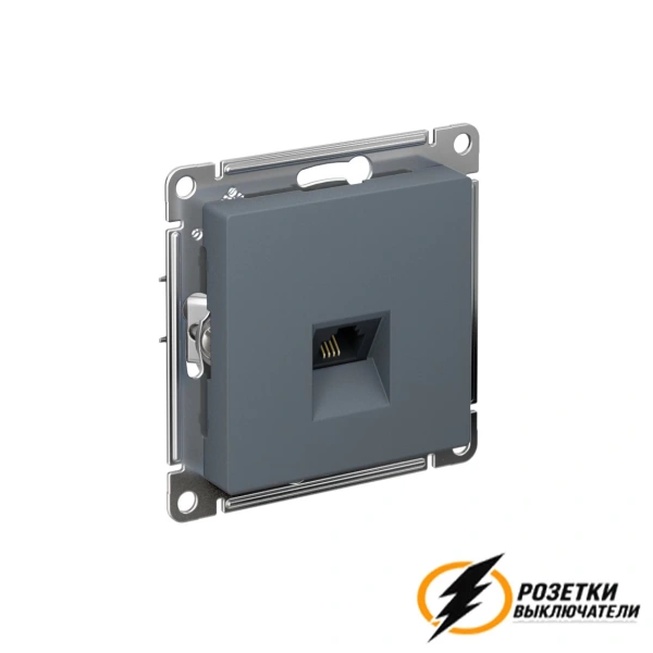 Телефонная розетка rj11 AtlasDesign грифель