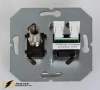 Розетка тв и интернет rj45 cat 6 Liregus Modern белая