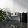 Розетка с USB зарядкой накладная 2 порта А+C 3,0 mA Werkel Gallant серебряная