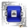Механизм компьютерной розетки rj45 cat 6 Voltum S70 VLS0601M