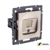 Розетка компьютерная rj45 cat 5e Kollinger Aspekt золото