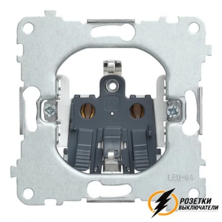 Розетка с крышкой ip44 16а 250в автозажимная Rikett черный сатин