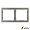 Рамка 2 местная Voltum S70 шелк VLS100203